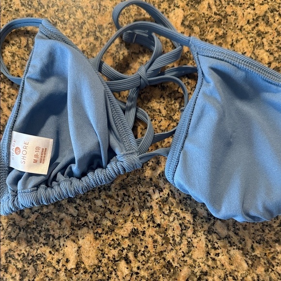 Shade & Shore Other - Blue Triangle Bikini Top M (8-10)